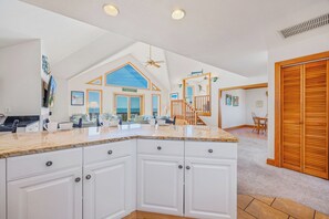 Interior - Oceanfront Home in Avon with Private Pool, Hot Tub, and Screen Porch (Avon)