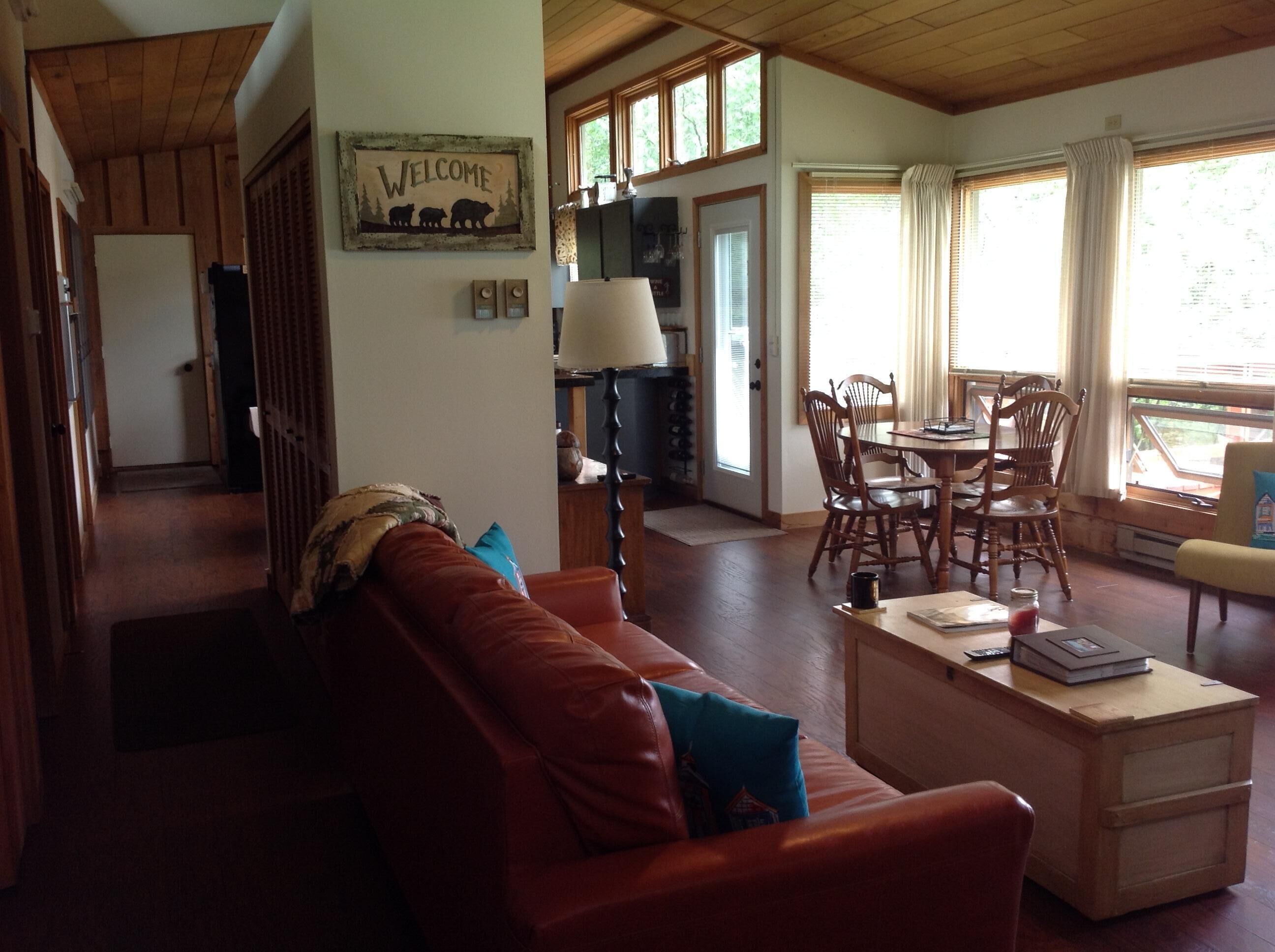 The Heritage House on the Northern shore of beautiful West Twin.