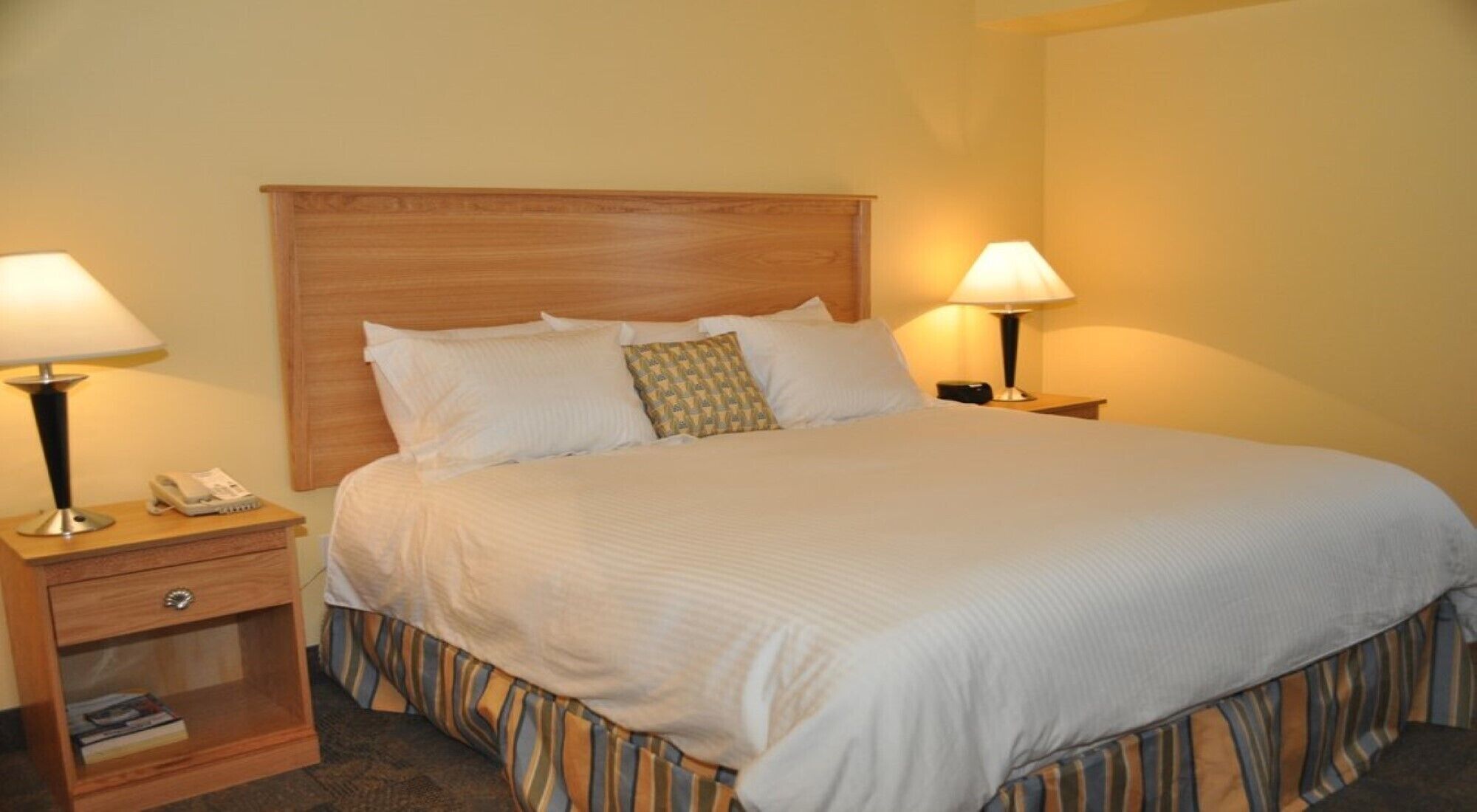 very comfortable king size bed