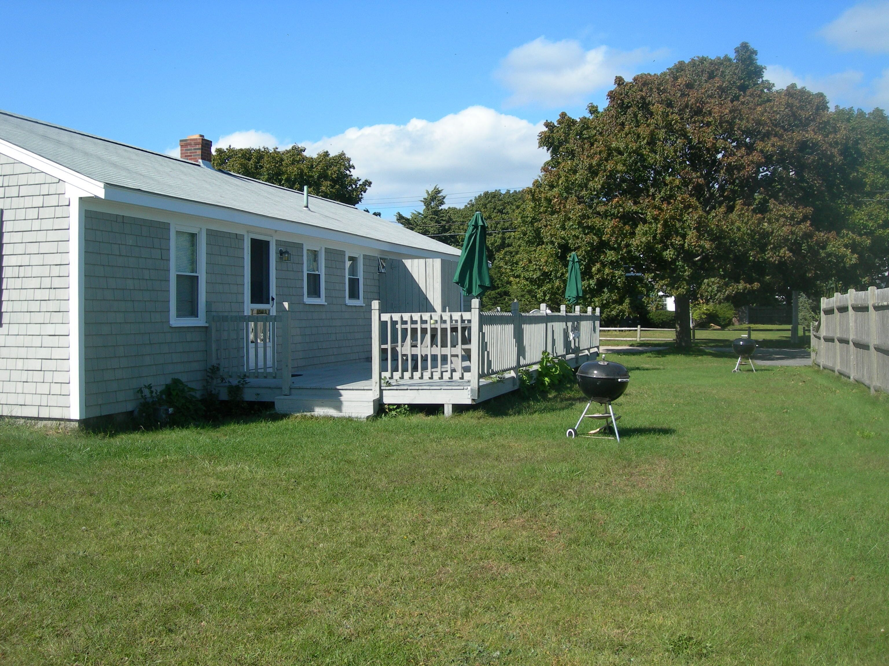 Location, Location!!  New listing Steps to Surf Drive Beach, sleeps 5,deck, yard