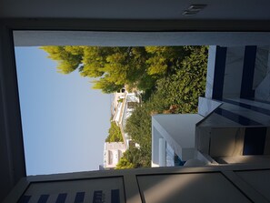 Blick von der Unterkunft