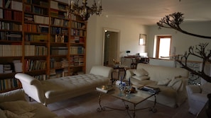 Télévision, cheminée