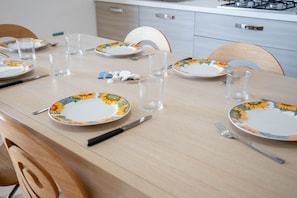 Dining - Holiday house for rent with terrace (TL66B) (Torre Lapillo)