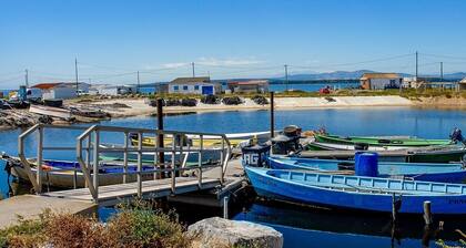 Studio Gruissan plage wifi piscine, clim,parking,équipé 4 pers, RDC, terrasse sud