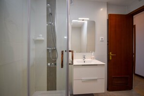 Shower, hair dryer