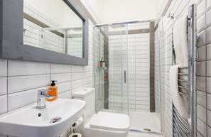 Shower, hair dryer