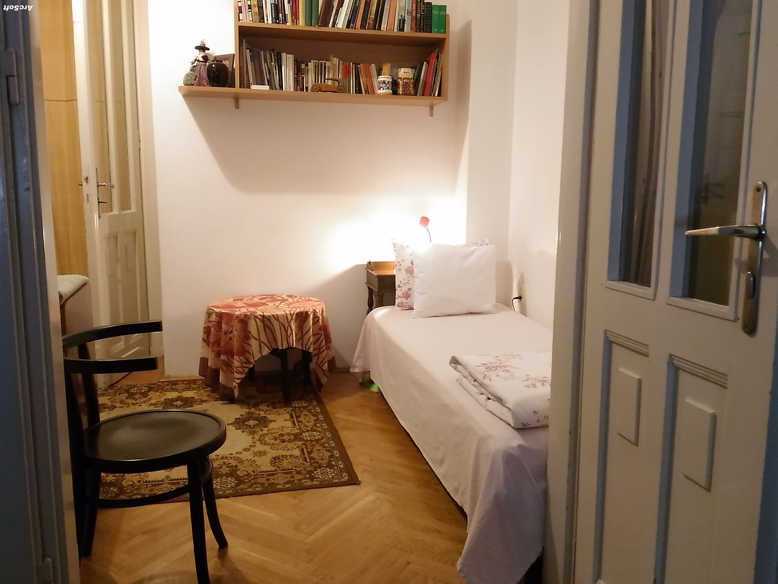 View of the Danube, near the Parliament, AC, in a historic palace