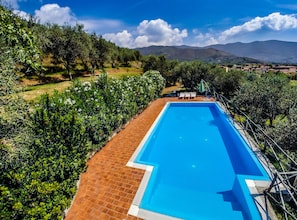 Outdoor pool - PRIVATE POOL - FARMHOUSE FATTORIA LA PIEVE - Villa LIMONE, 8 Km from Pisa (Calci)