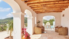 Terrace/patio - VILLA CAN PRATS, ESSENCE OF IBIZA (Santa Eulalia del Río)