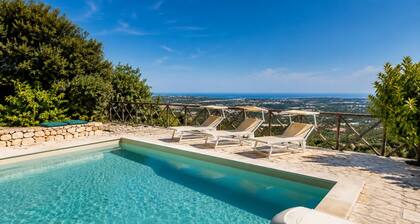 Sea View Trulli Retreat with Panoramic Pool