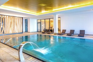 Indoor pool, a heated pool