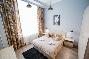Appartement (Galitskaya 19a) | Een strijkplank/strijkijzer, gratis wifi