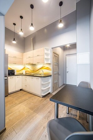 Apartment (Galitskaya 19a) | Iron/ironing board, free WiFi - Apart-hotel on sqr. Market (Lviv)