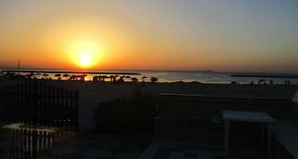 melko kaksipuolinen vedessä Soliman Plagessa