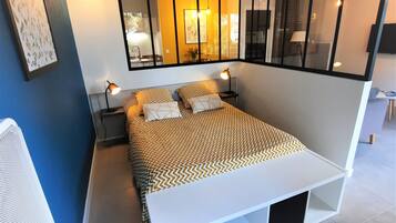 1 chambre, fer et planche Ă repasser, lit parapluie, Wi-Fi gratuit