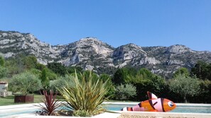 Outdoor pool - New cottage, with swimming pool facing the Luberon (Robion)