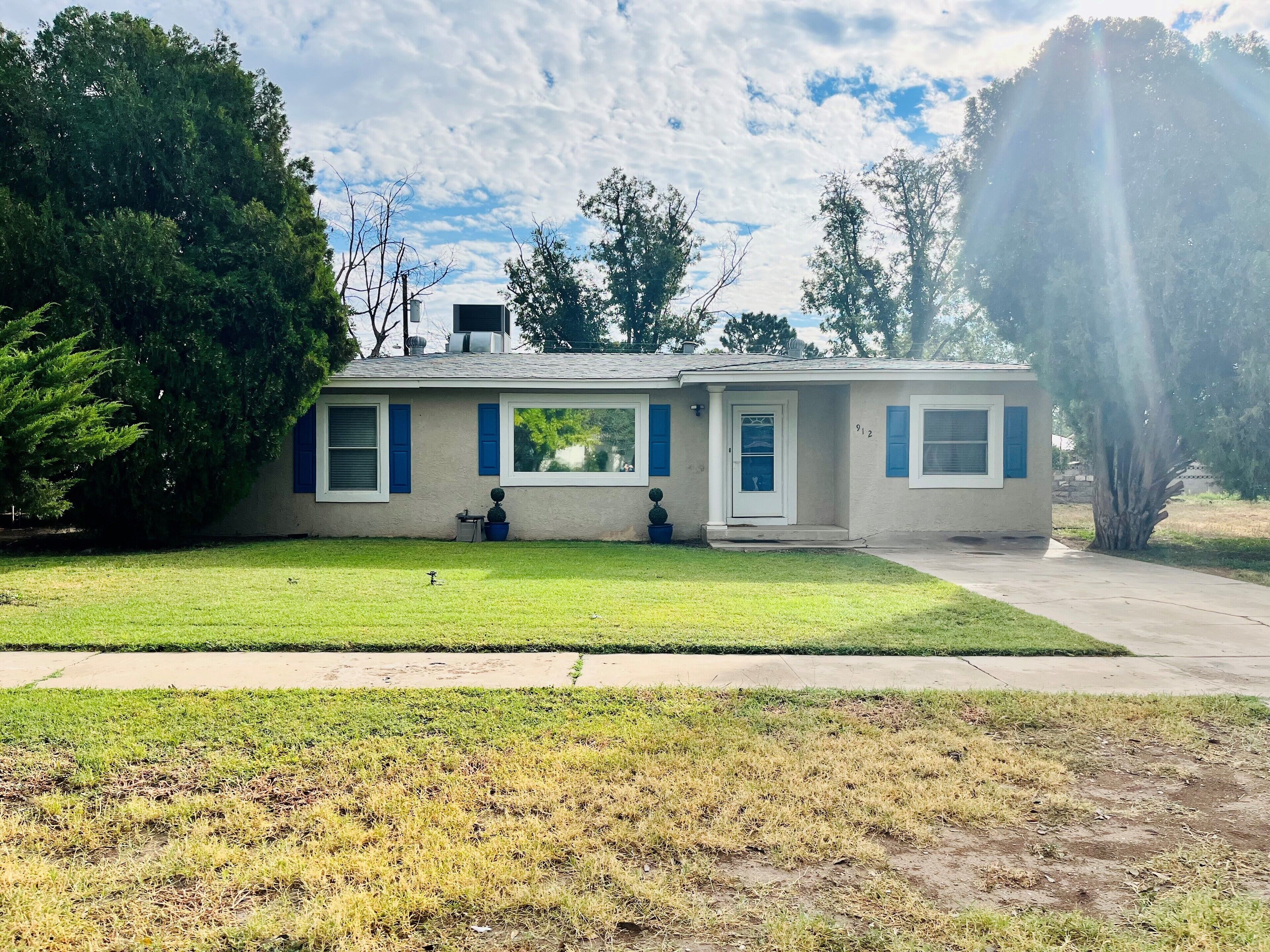Spacious house with a fenced yard for executive housing