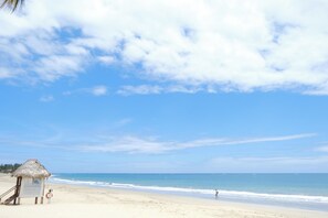 On the beach