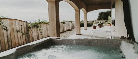 Idromassaggio all'aperto