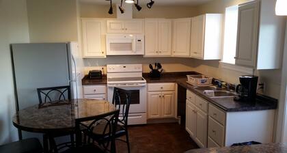 Suburban area condo. Ideal for the avid fisherman or fishing family.