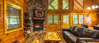 Cabane Cardinal à Hummingbird Hills (région de Hocking Hills)