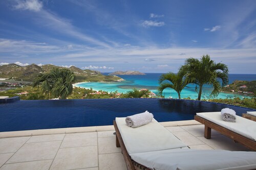 ***** VILLA MYSTIQUE *****, atemberaubende Aussicht im Herzen von St. Barths 