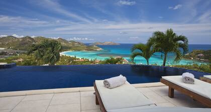 ***** VILLA MYSTIQUE *****, atemberaubende Aussicht im Herzen von St. Barths