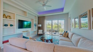 Smart TV, video games, table football, books - 7 Mile Beach Private Beach Club. Ocean views from Roof Terrace and Pool Pavilion (West Bay)