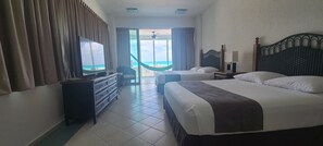 2 bedrooms, iron/ironing board, travel crib, free WiFi