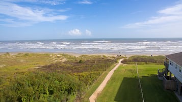 Sun loungers, beach towels