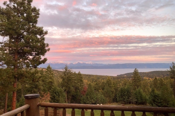 North Lodge view of Flathead Lake