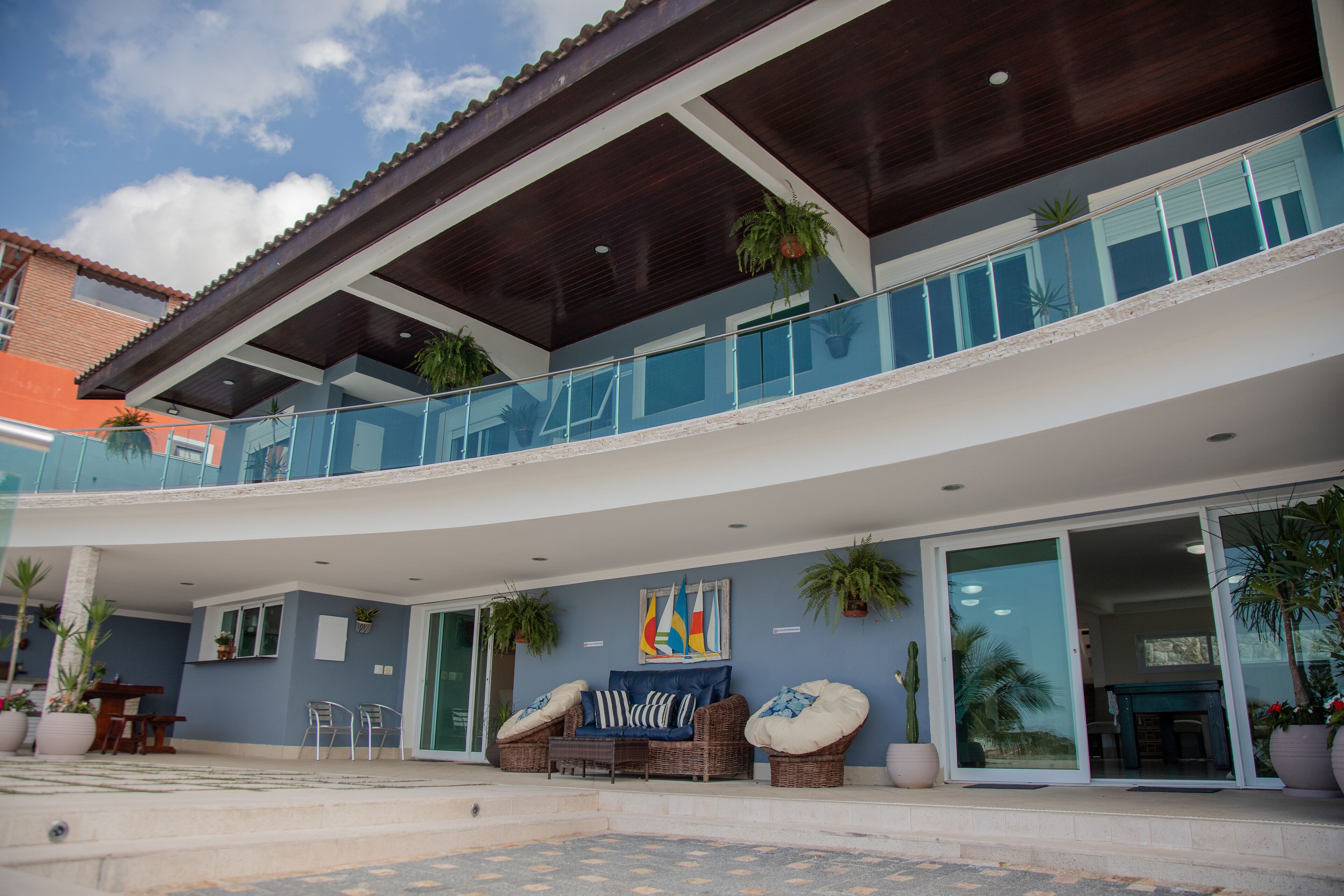 Luxurious beach house with sea view, gated community 24h security 