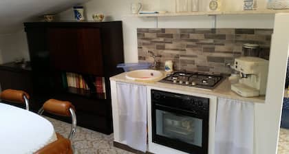 The attic in the villa