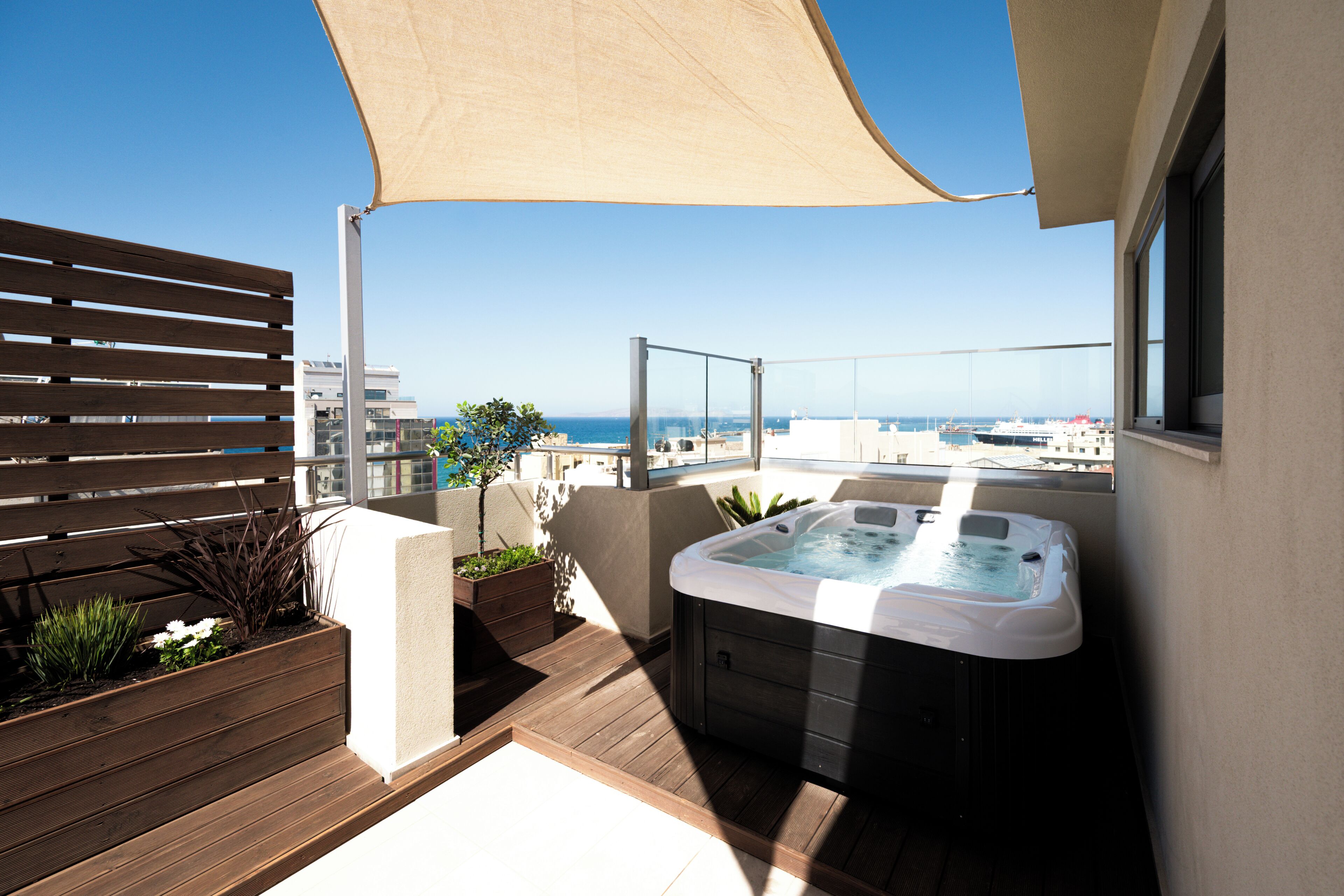 Junior Suite, Hot Tub | Terrace/patio