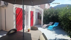 Terrace/patio - Maisonette in Residence with Pool (Sorède)