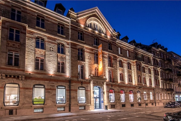 Front of property – evening/night