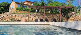 Country house with swimming pool on the edge of the Haut Var with views of the Ste Baume