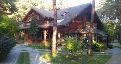 Siewierz: Traditional wooden dacha, private pool, possibility of sleeping 10