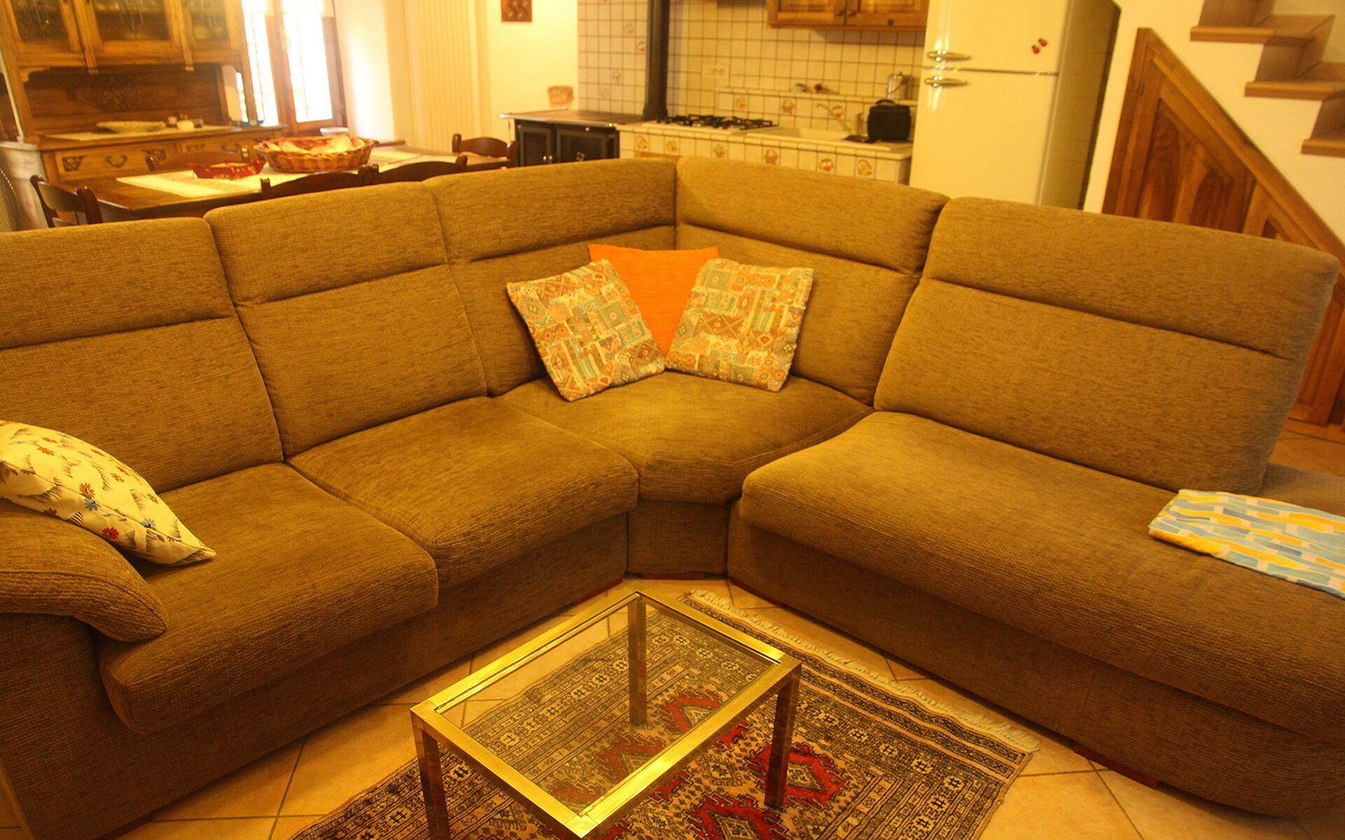 Typical mountain house between nature and peace