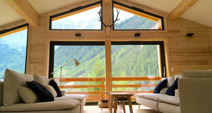 Les Arcs-La Plagne: exceptional chalet hammam sauna jacuzzi