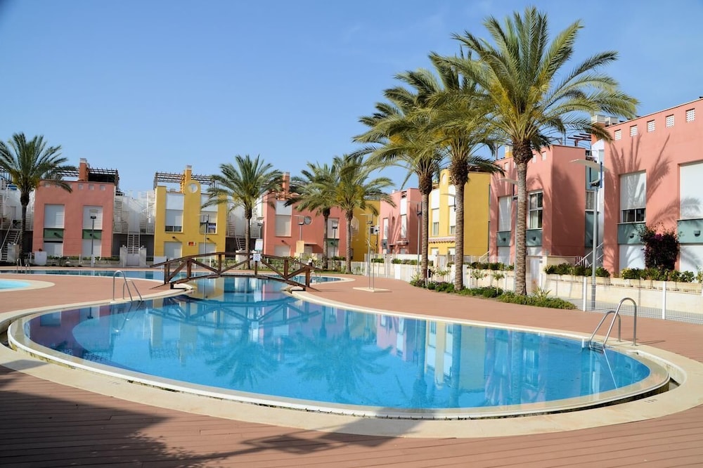 DUPLEX with JACUZZI facing the sea VERA PLAYA "Villa Borsalino"