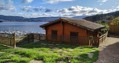 Appartement Cerdeira avec vue sur la Ria de Vigo, 4 personnes dans les Rías Baixas.