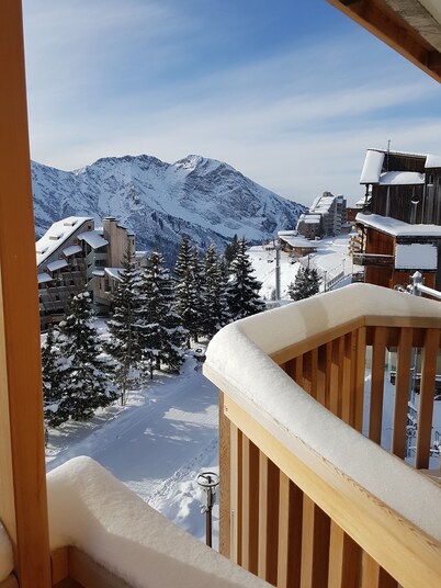 Studio avec coin montagne Situation exceptionnelle dans la station