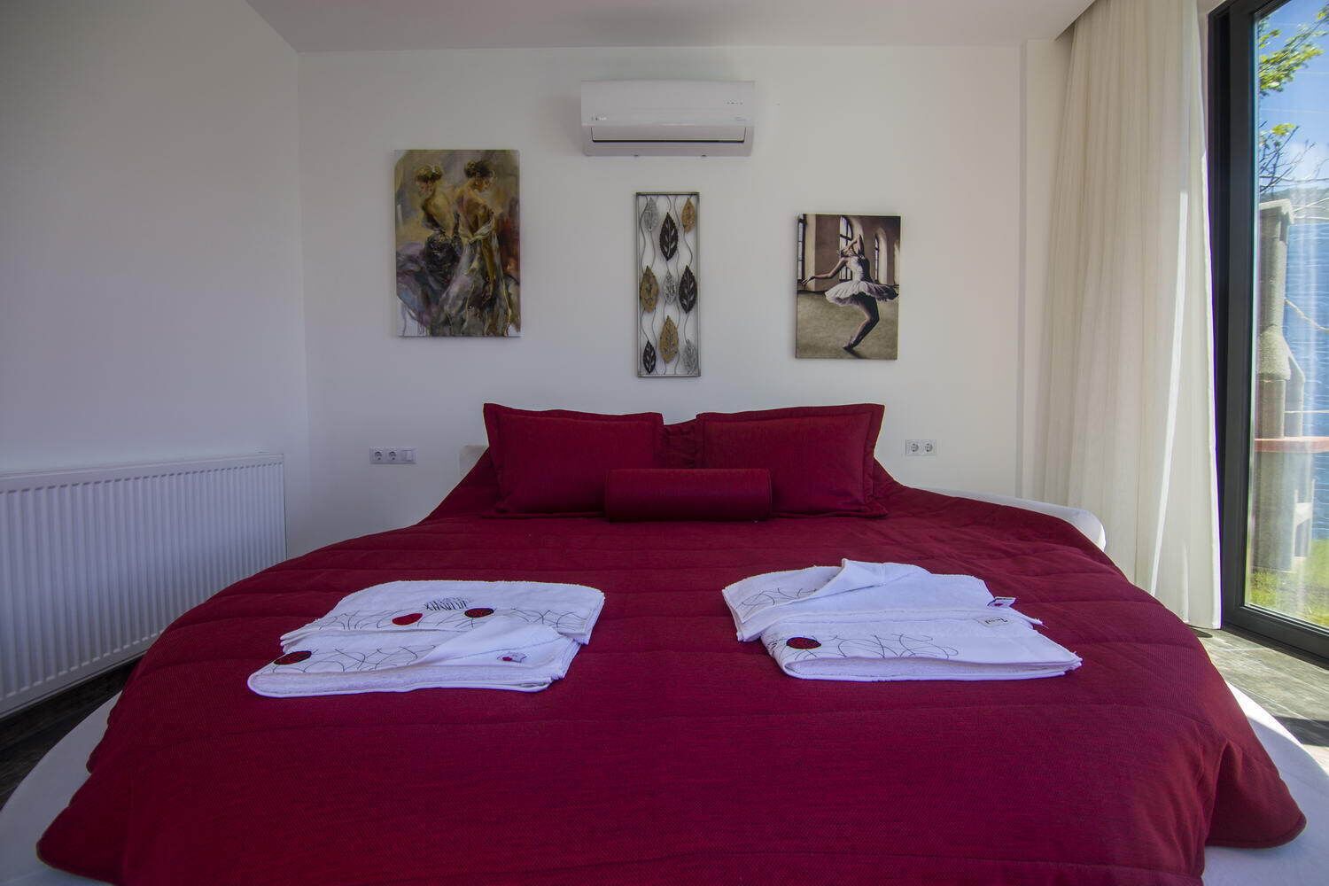 1 室のベッドルーム、アイロン / アイロン台、インターネット、ベッドシーツ