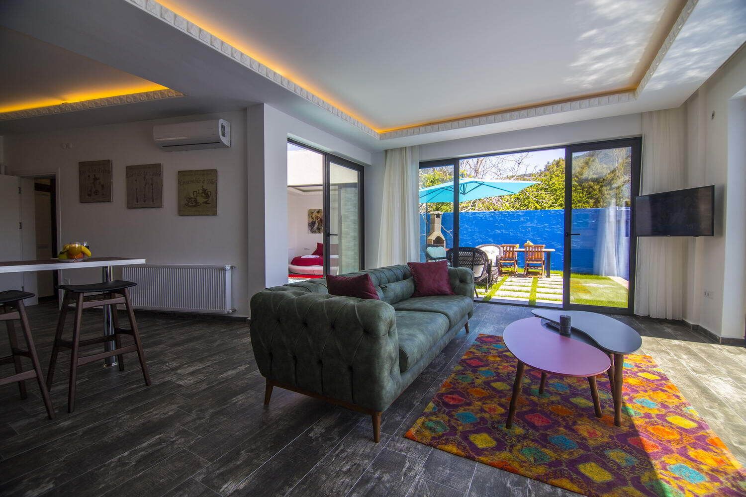 Romantic luxury "honeymoon" hideaway in the hills above Kalkan in a rural idyll