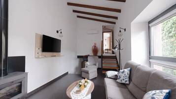 Smart-TV, Kamin, Drucker