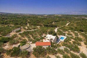 Exterior - Secluded Villa Dubrava, private pool, olive grove surrounds the villa, Brac Island (Pučišća)