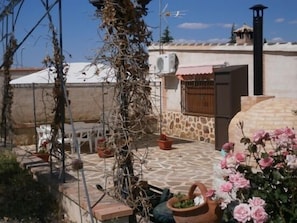 Terrace/patio - Casa Rural La Vaquería for 6 people (Noez)