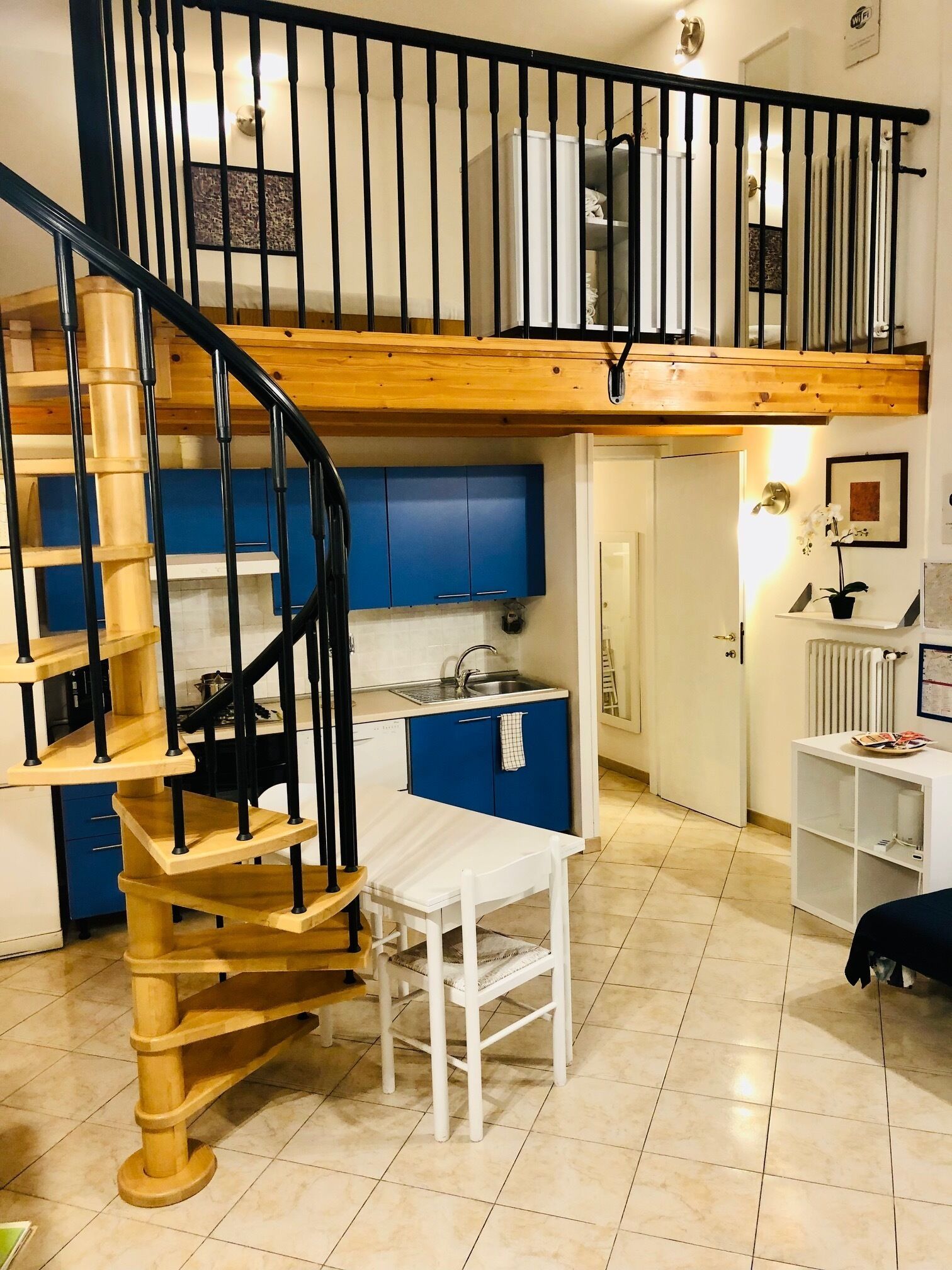 Open space apartment on 2 floors