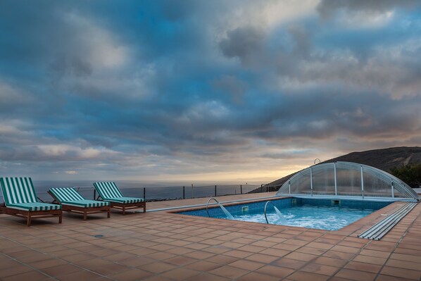 Indoor pool, outdoor pool